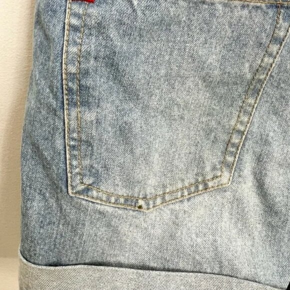 BDG Urban Outfitters LINDA denim jean shortall overall blue 26 - Picture 7 of 15